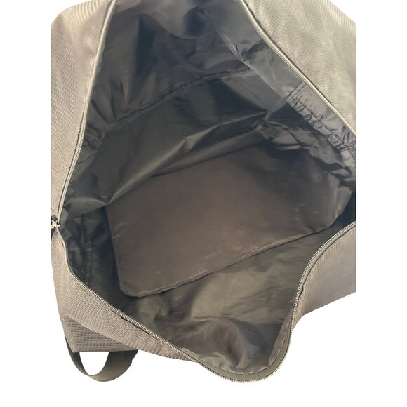 Georgio Armani Black Large Nylon & Leather Duffle Bag With Dual Handles & Adjust - Picture 12 of 14